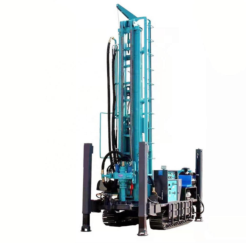 Hydraulic 380m Deep Water Well Drilling Machine 140mm - 325mm Diameter ...