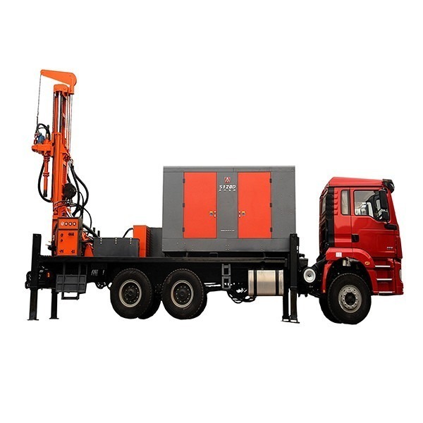 Marrow Engine Rig 200m Vehicle-Mounted Deep Hole Drilling Rig With Cu-mmins Engine