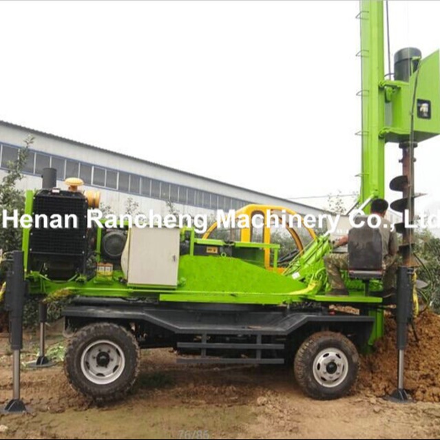 RCQ-10W Hydraulic Piling Rig - 10m Depth, 2200 R/Min