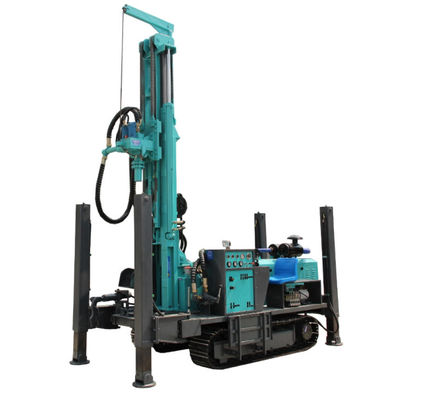 280m Bore Depth Hydraulic Crawler Water Well Drilling Rig 70KW Yuchai Engine