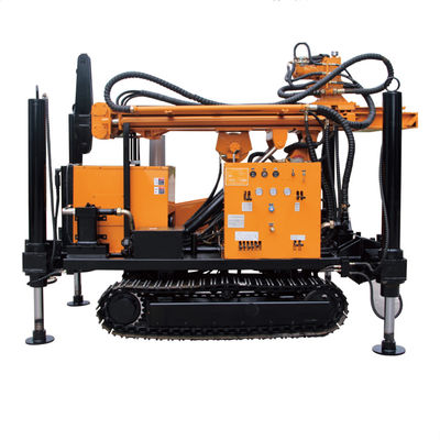 200m Depth Water Well Drilling Machine 55KW Engine 4000Nm Rotary Torque