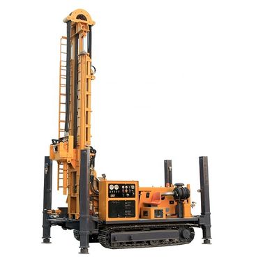 500m Depth Water Well  Hydraulic Drilling Machine 113KW Cummins Diesel Engine