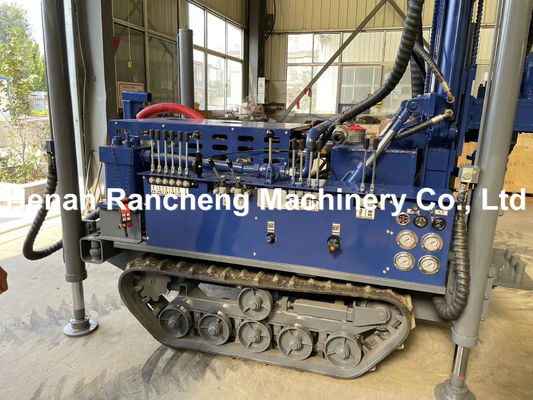 Crawler Mounted Small Mini Rock Deep Rotary 180m Water Well Borehole Drilling Rig