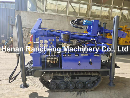 180m Hydraulic Crawler Mounted Borehole Rotary Blasting Water Well Drilling Machine