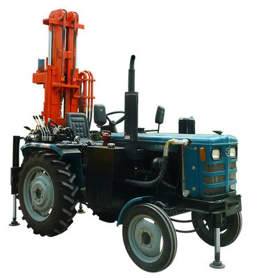200m Depth Borehole Drilling Machine 40hp Horse Power Trailer Mounted Drill Rig