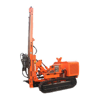 84kw Solar Powered Pile Driver Equipment 20 - 100m Bore Depth 90 - 300mm Bore Dia