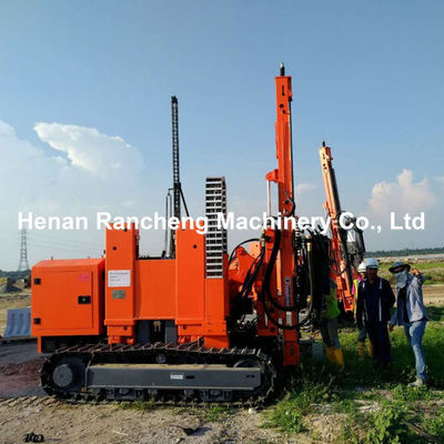 114HP Drilling Rig Machine / Photovoltaic Pile Driver / Machine / Equipment For Solar Pile Installation