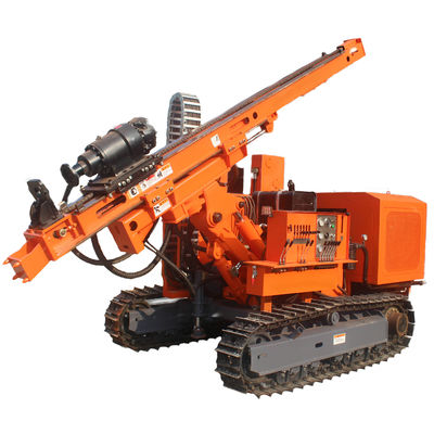 20 - 100m Drilling Depth Hydraulic Crawler Pile Driver Machine 115HP Diesel Engine