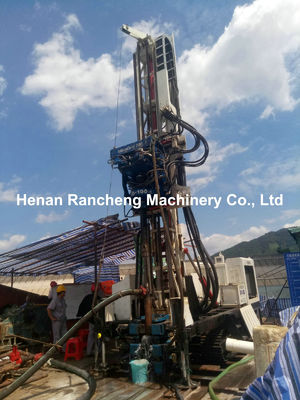 Crawler Hydraulic Sonic Crawler Drilling Rig With 132KW Cu-mmins Engine