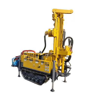 Small Crawler Water Well Drilling Machine 42KW Engine 150m Drilling Depth