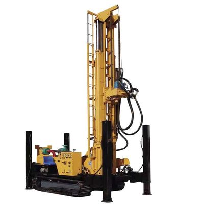 800m Depth Water Well Drilling Equipment 153KW Engine 140mm - 500mm Diameter