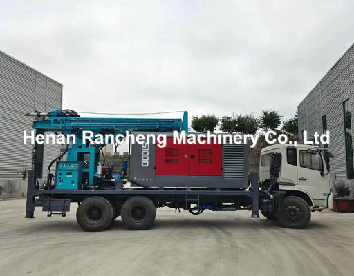 Full Hydraulic Water Well Drill Machine Bore Hole 500m Deep Truck Mounted Water Well Drill Rig