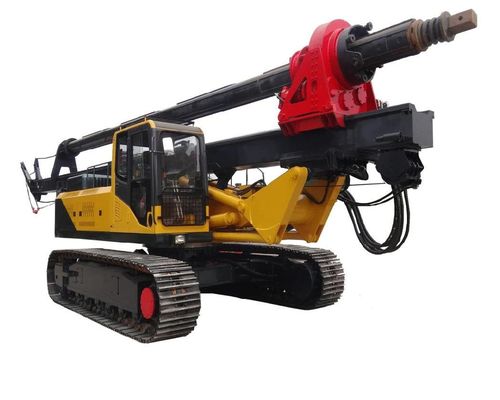 30m Depth Crawler Mounted Rotary Drilling Machine 205 Horsepower Diesel Engine Power