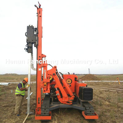 RC260Y Pile Drilling Machine Photovoltaic Crawler Hydraulic Helical Solar Pile Driver