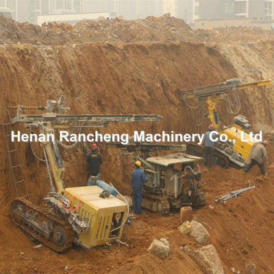 60-80m High Air Pressure DTH Drilling Rig With A Low Energy Consumption