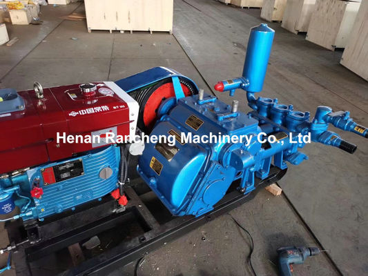 100mm Piston Stroke 65mm Cylinder Diameter Drilling Mud Pump With 28HP Changchai Engine