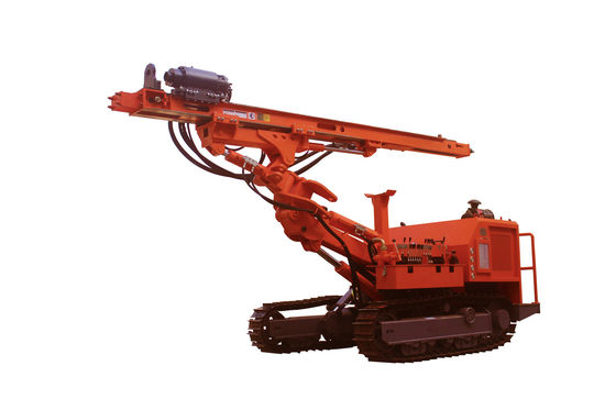 80m Drilling Depth DTH Drilling Rig 102HP Diesel Engine Blast Hole Drill Rigs