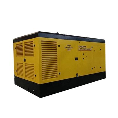 Diesel Engine Drilling Air Compressor 35 - 25bar Pressure 30 - 35m³/min Capacity