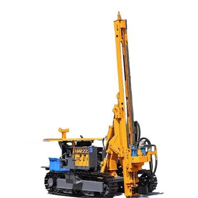 150m Depth 30m Piling Depth Solar Pile Driving Equipment 75KW Yuchai Turbo Charging