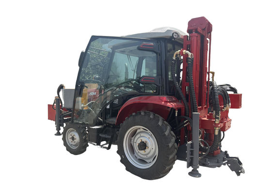12t Lifting Force Small Water Well Drilling Rigs / Trailer Mounted High Efficiency  Drilling Rig For Drilling Requirements