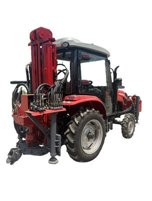 2000mm Feed Stroke Borehole Drilling Machine With 260m Depth Hydraulic Trailer Mounted Water Well Drilling Rig