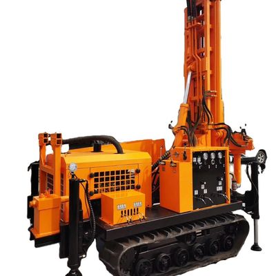 200m 5800Kg Hydraulic Water Well Drilling Machine With 58KW Diesel Engine And 5T Lifting Force
