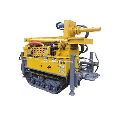 Mini Portable Crawler Water Well Drilling Rig Machine with Mud Pump and Air Compressor
