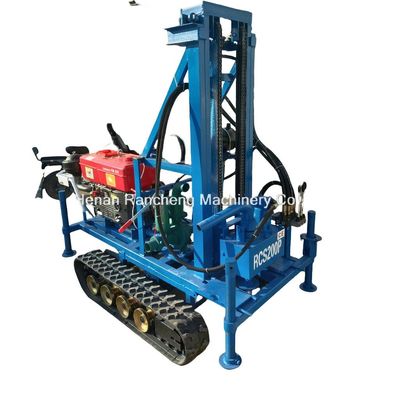 Rubber Crawler Mounted Portable Water Well Drilling Machine 150m Depth 450mm Diameter Easy Operation