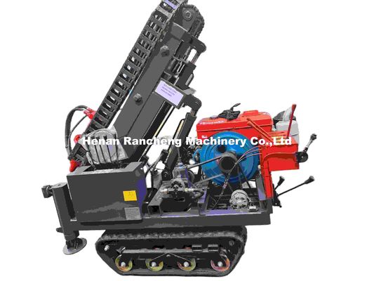 High Efficiency 25HP Diesel Pile Driver Drilling 30m Depth With 50-300mm Diameter