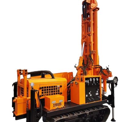 High Drilling Efficiency 150m Deep Diesel Hydraulic Drilling Rig Mountain And Rock Water Well Drilling Rig Machine