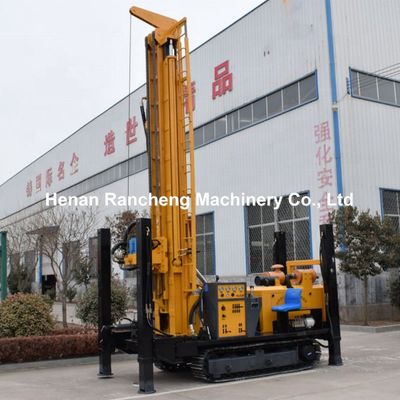 Crawler Diesel Type 800m Deep Hydraulic DTH Water Well Drilling Rig For Borehole