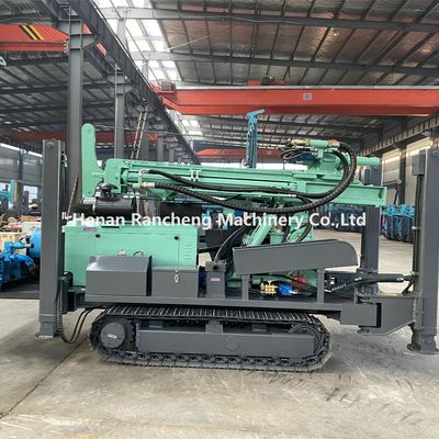 DTH Drilling Rig 300m Bore Depth  Crawler Mounted Machine With 85KW Engine