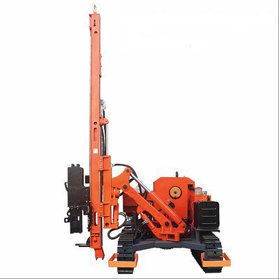 Hydraulic Drilling Rig Quotation RC260Y Model Both Rotary Drilling And Ramming  Ramming Head For Max 6m Ramming Pipe