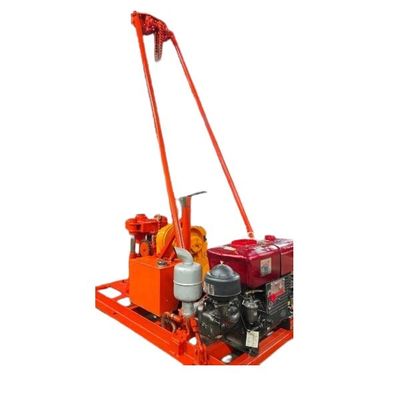 150m Portable Hydraulic Core Drilling Rig Machine With 10.6KW 15HP Changchai