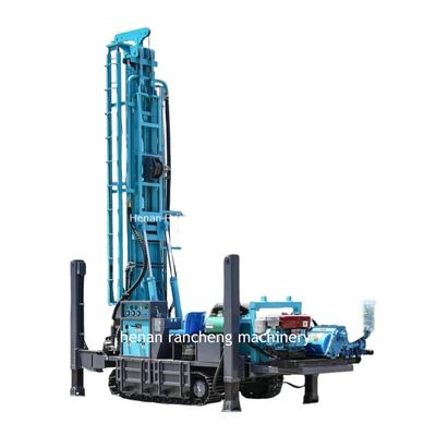280m Deep Hydraulic Borehole Water Well Drilling Rig Machine With 350mm Diameter