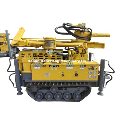 42KW Diesel Engine Small Crawler Mounted Water Well Drilling Rig Machine