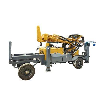 RCF220W Hydraulic Wheel Mounted Water Well Drilling Machine With 65KW Diesel Engine