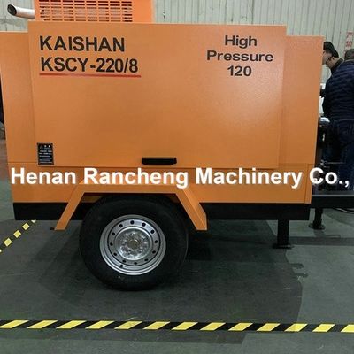 KSCY220/8 Air Compressor 75HP Diesel Engine Screw Portable Air Compressors