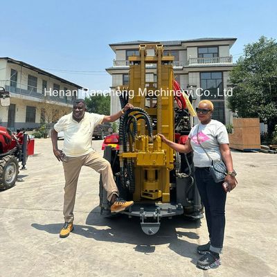 200m Borehole Drill Rig Tractor Mounted Water Well Drilling Rig