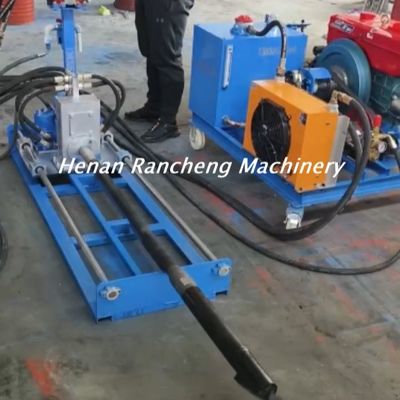 Drilling Depth 60-80m Hydraulic Thrust Boring Machine With 32HP Diesel Engine