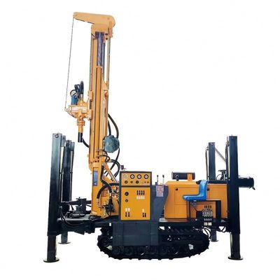 58KW Diesel Hydraulic Drilling Machine For 200m Water Wells With 5T Lift
