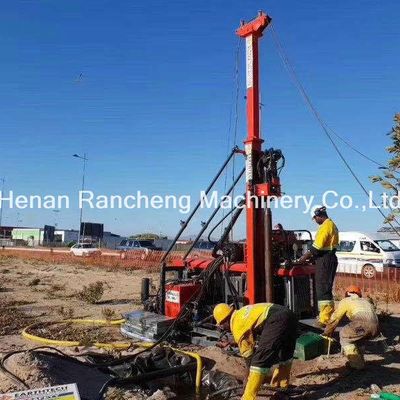 Advanced Hydraulic Crawler Core Drilling Rig Powered By 74KW Cummins