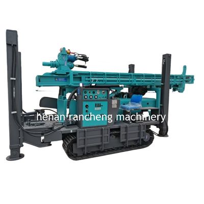 200m Hydraulic Crawler 58KW Diesel Powered Water Well Drilling Rig