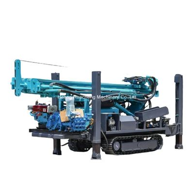 Drilling Depth 450 Meters High Hydraulic Leg Crawler Water Well Drilling Rig