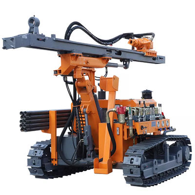 Separated DTH Surface Drilling Rig Crawler Rock Drill Rig For Mining Blasthole