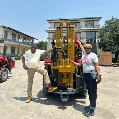 200m Hydraulic Water Well Drilling Machine With 40HP Tractor Horse Power