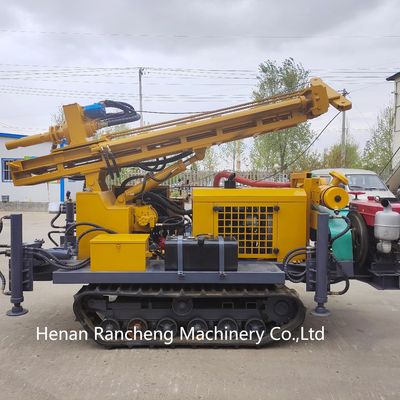 150m Hydraulic Water Well Drilling Machine For 17 - 31m³/Min Air Consumption