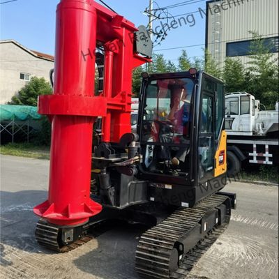 RCQ-10C Mini Hydraulic Rotary Piling Rig Kubota Diesel Engine 2000mm Chassis Width