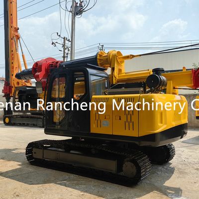 Hydraulic Small Rotary Drilling Rig Mini Piling Drill Rig With 15m Drilling Depth