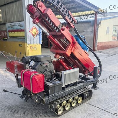 RCKM-30S Small Hydraulic Pile Driver For Solar Pile Installation With 28HP Gasoline Engine